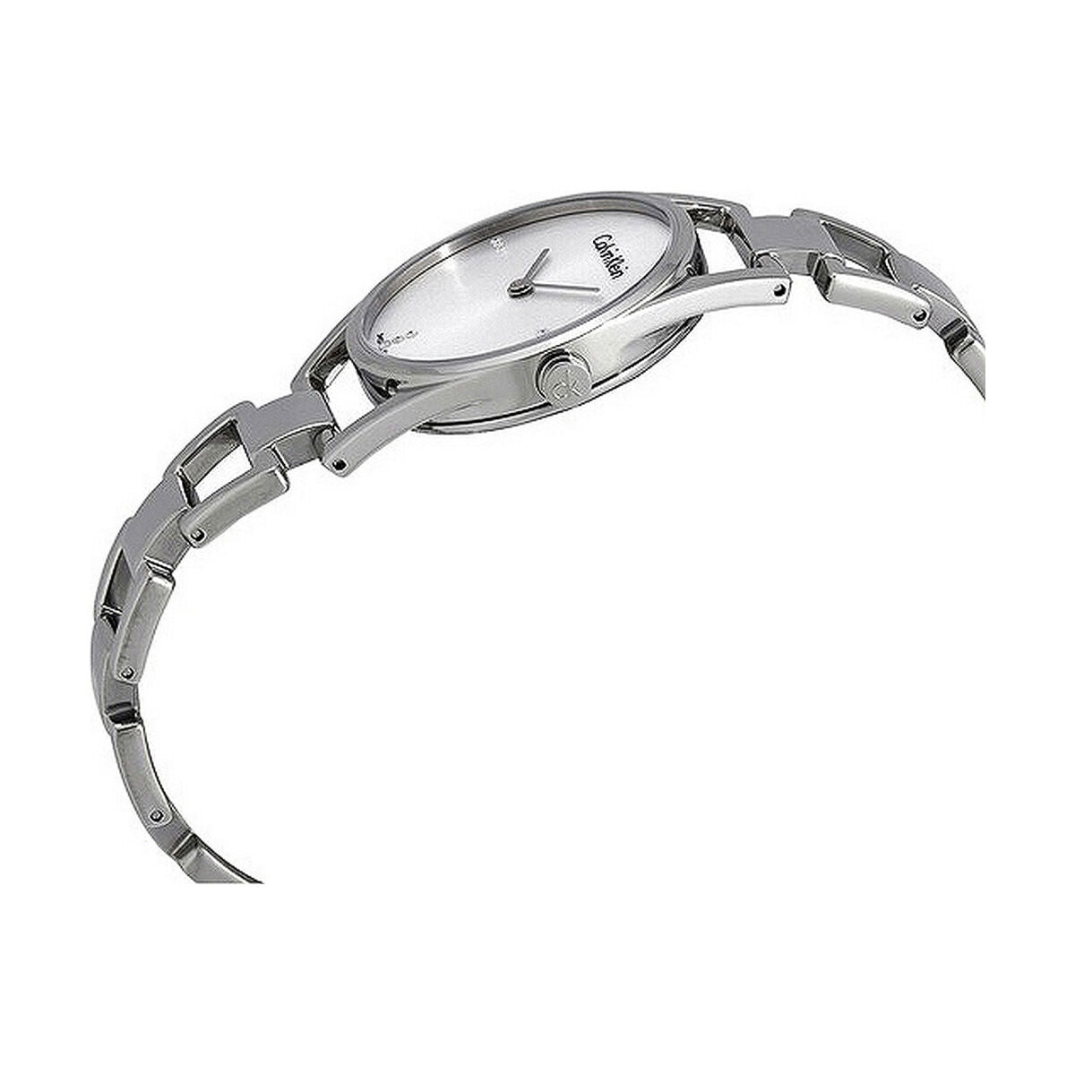 Calvin Klein Damenuhr DAINTY – Silber & Diamanten | Elegante Edelstahlarmbanduhr | MEVANAILS