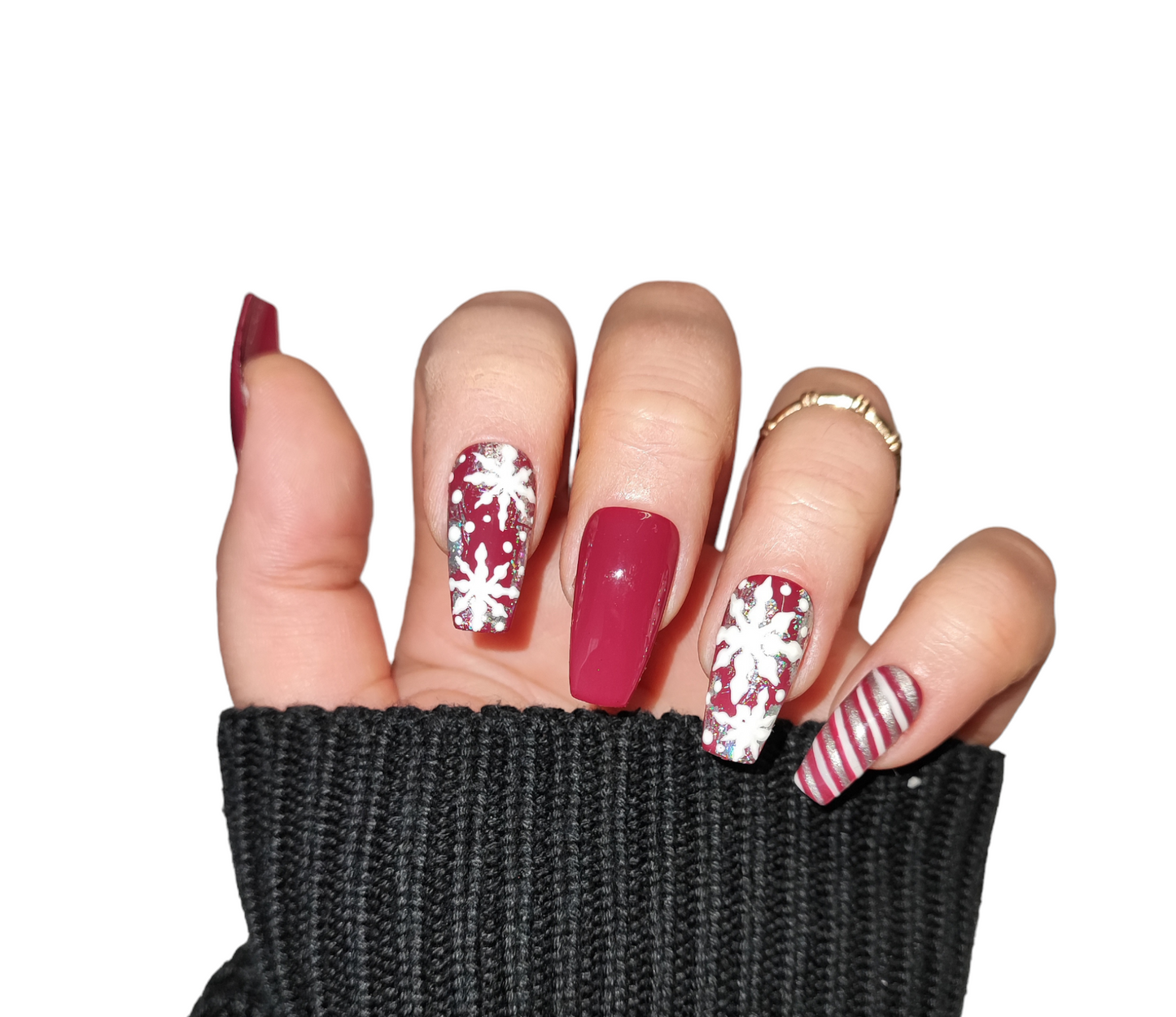 Christmas Time Nägel – Press Ons für Weihnachten | MEVANAILS