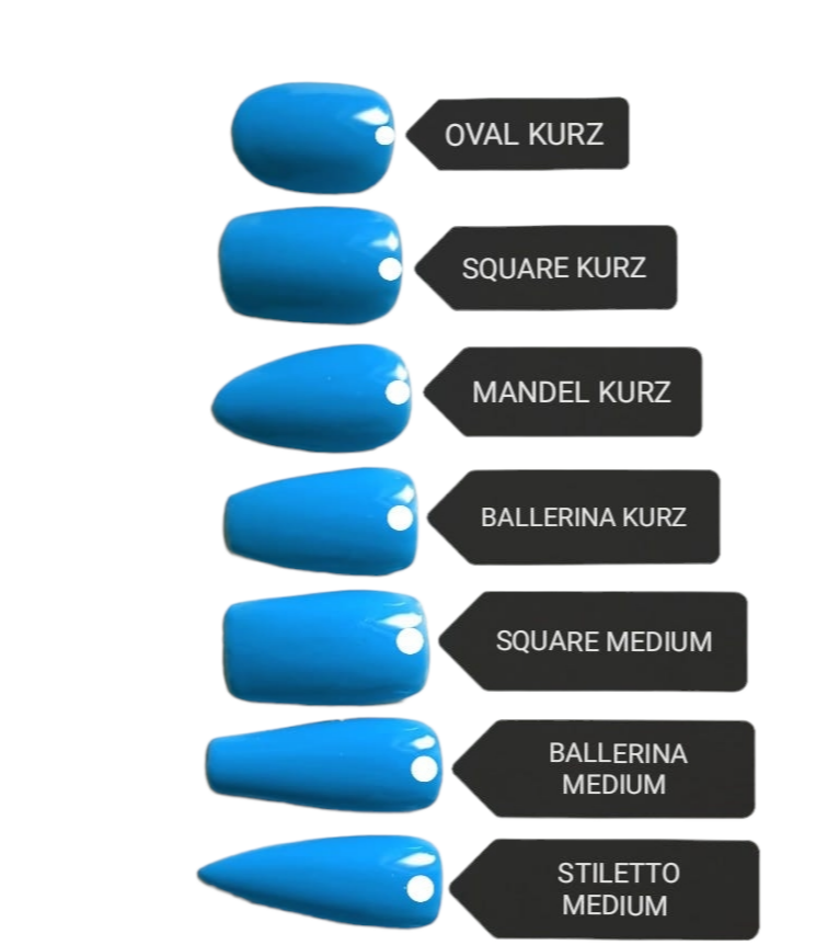 Black Heart – Press On Nägel mit Herz-Design in Weiß | MEVANAILS