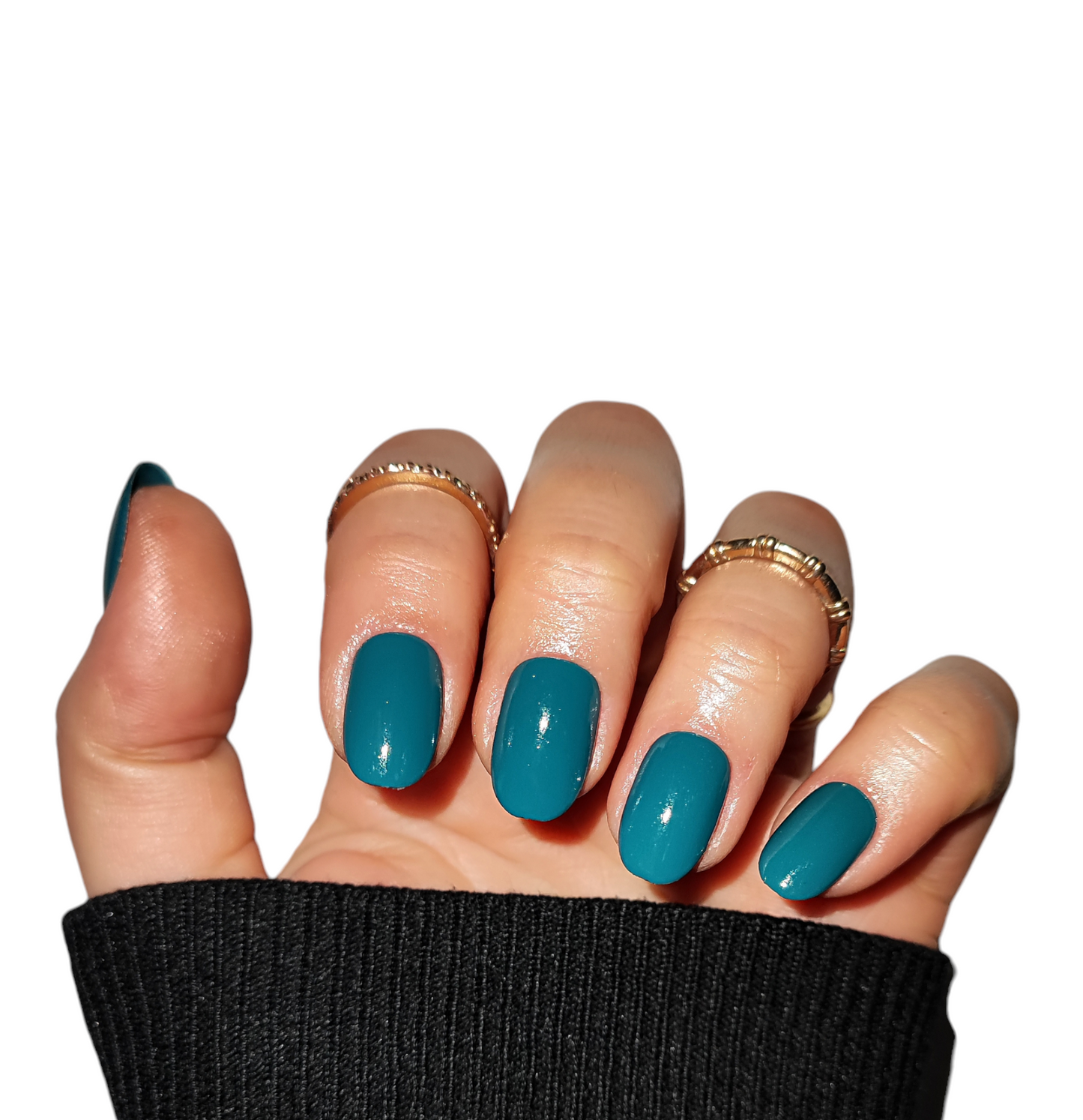 Press Ons Petrol – Tiefblaue Nägel zum Aufkleben | MEVANAILS