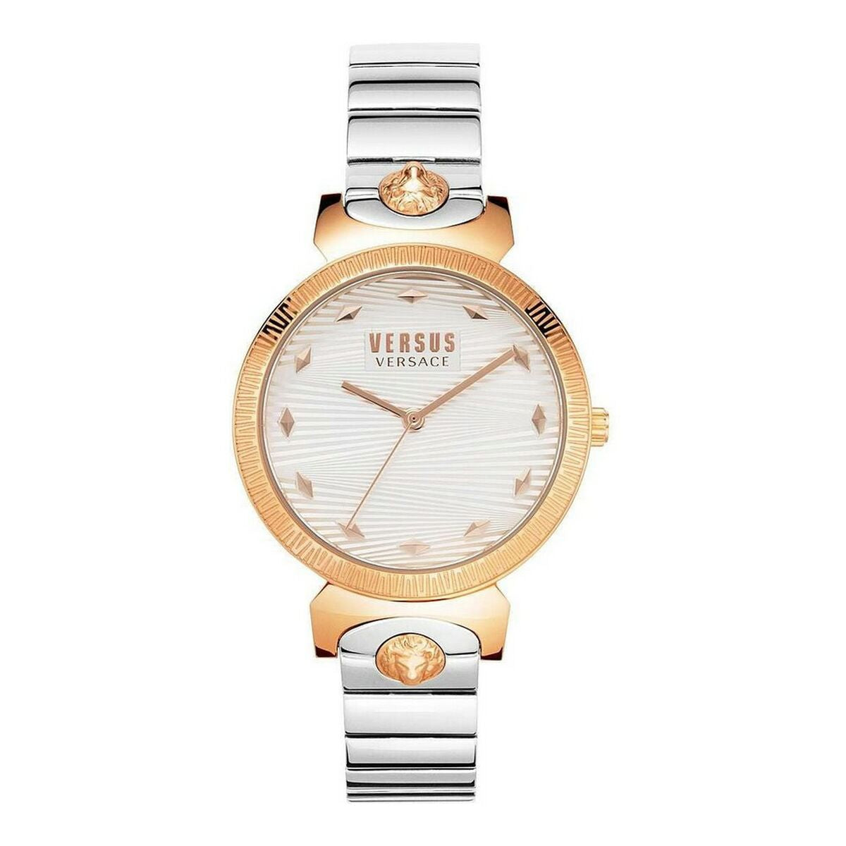 Versus Versace Damenarmbanduhr – Bicolor Silber/Gold | Edelstahl MEVANAILS