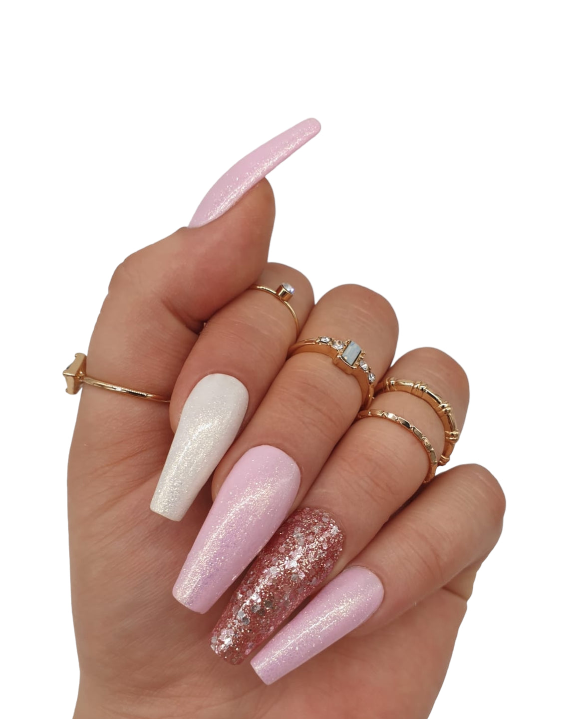 Glamour – Glitzernde Press On Nägel mit Gel-Finish | MEVANAILS