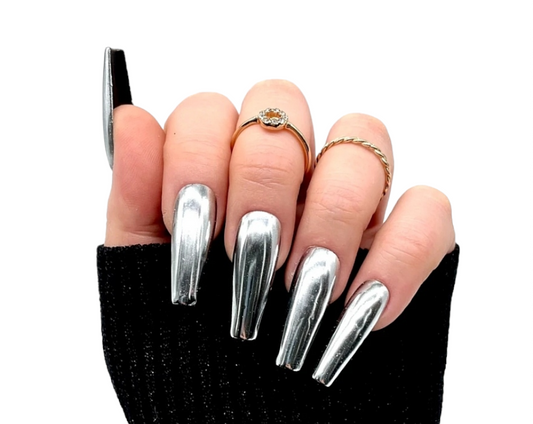 Mirror Chrome – Spiegeleffekt Press On Nägel | MEVANAILS