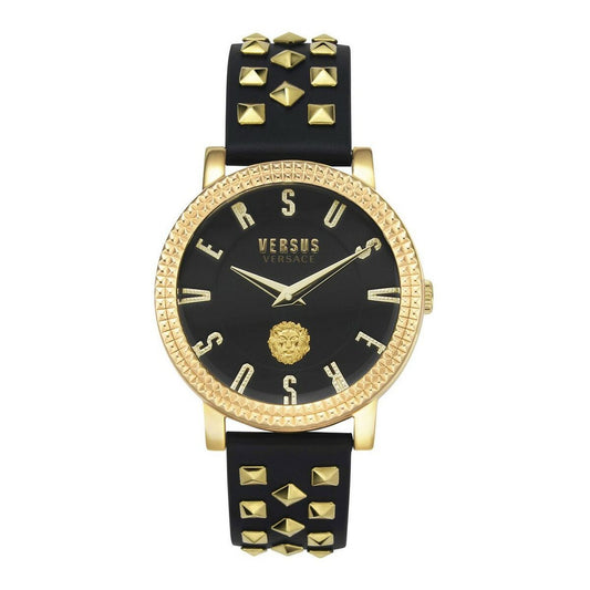 Versus Versace Damenarmbanduhr – Schwarz & Gold  MEVANAILS